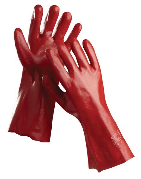 Rukavice RedStart 40cm červené dlouhé | Úklidové a ochranné pomůcky - Rukavice, zástěry a čepice
